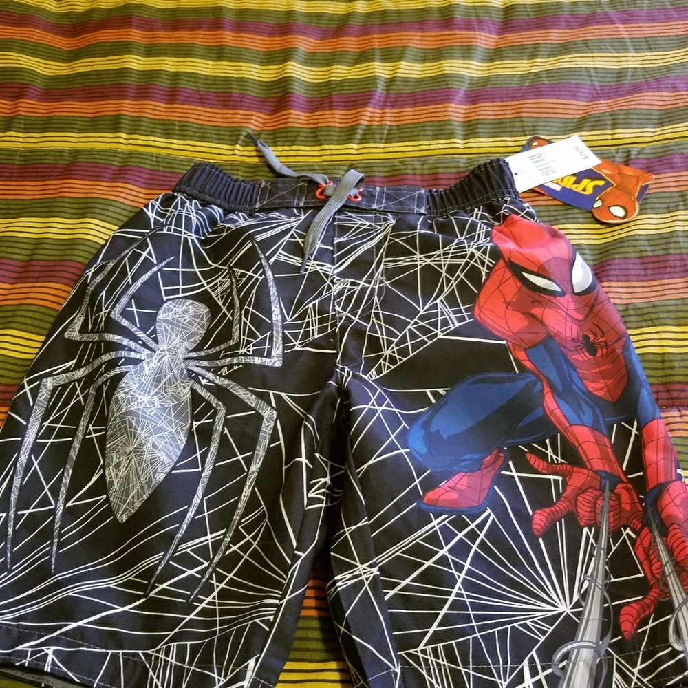 Spider-Man swim trunks
